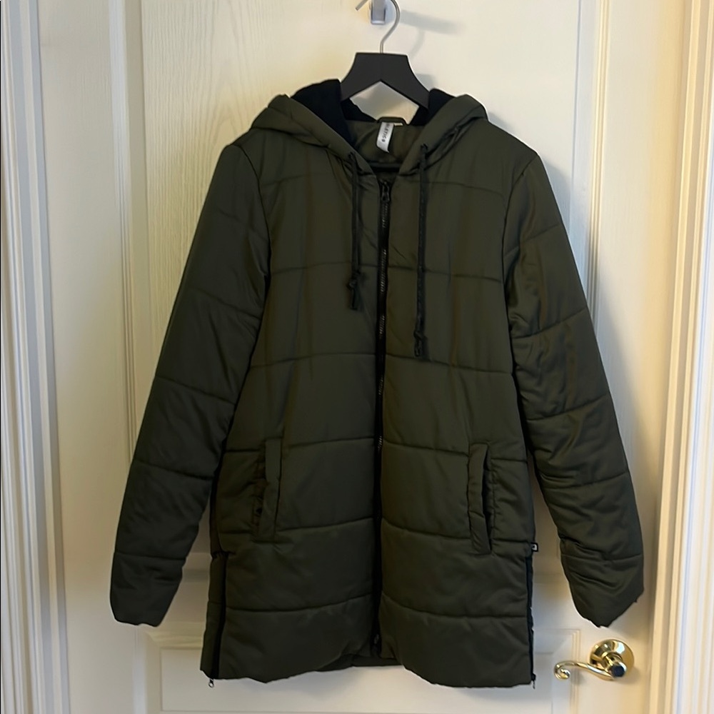 Fabletics Olive Puffer Jacket
